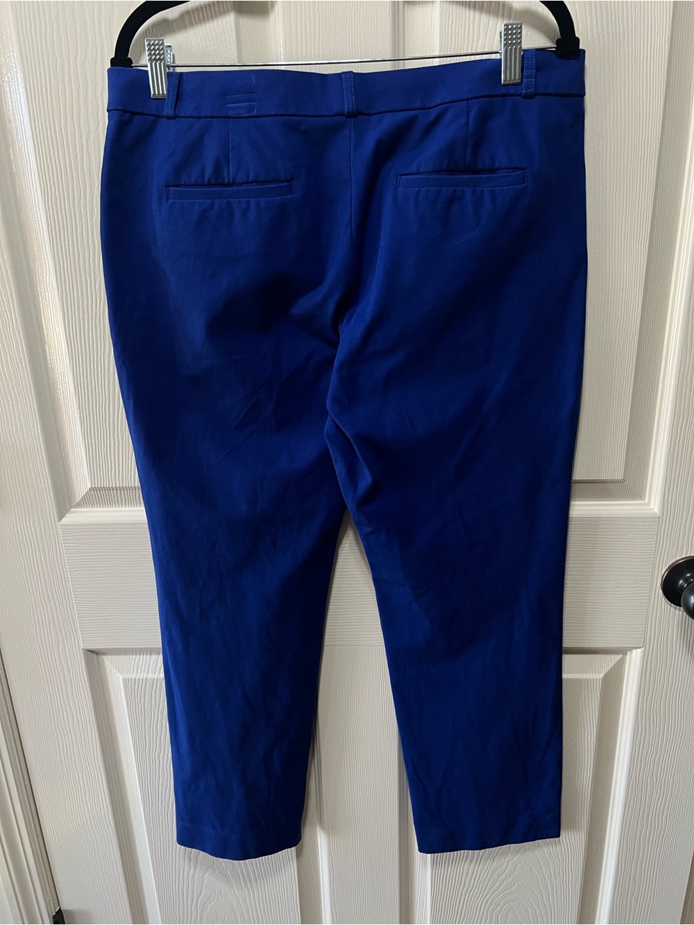 Banana Republic Ryan Royal Blue Straight Leg Dress Pants Size 12 - Picture 3 of 12
